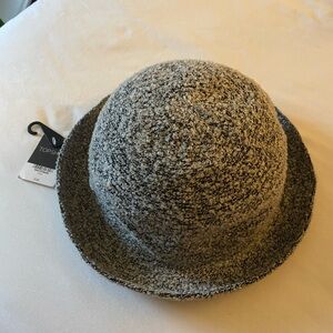 Topshop Gray Structured Knit Hat NWT